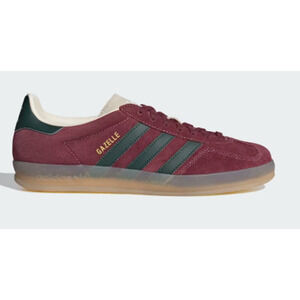NEW Adidas Originals Gazelle Indoor Sneaker Men's Size 9, Red/Green